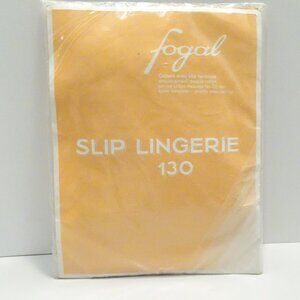 Vintage FOGAL Slip Lingerie 130 Patterned Bikini Tights Size XL Color Loden NEW